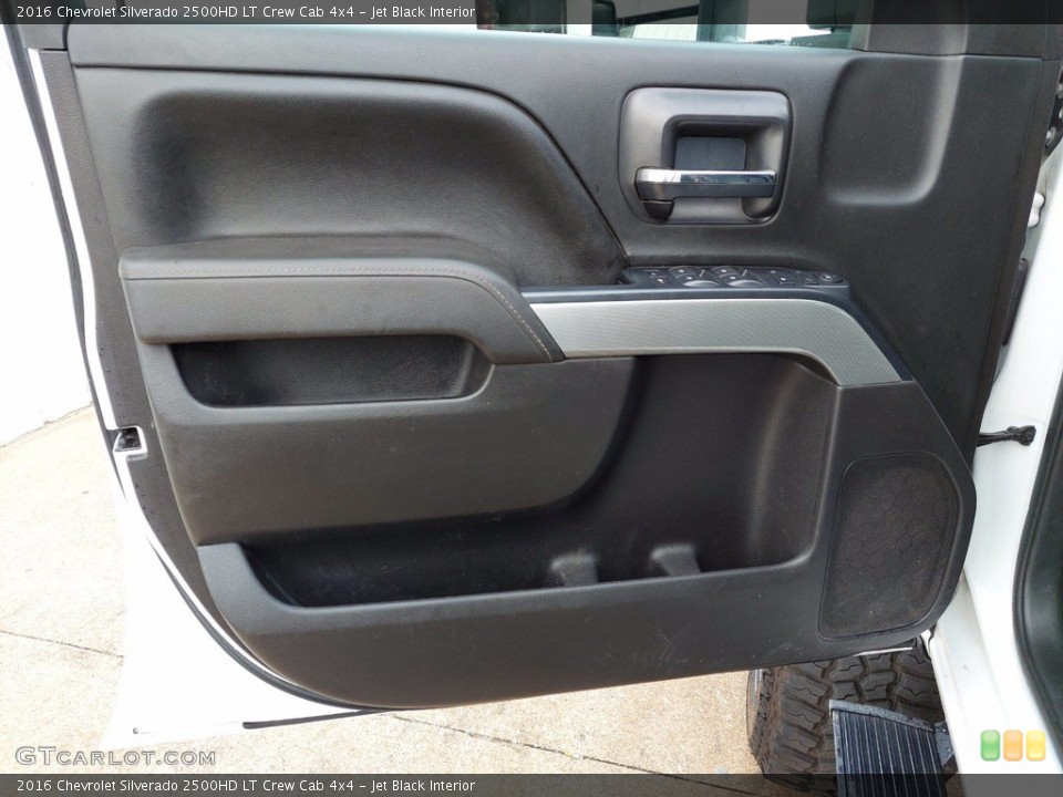 Jet Black Interior Door Panel for the 2016 Chevrolet Silverado 2500HD LT Crew Cab 4x4 #141942888