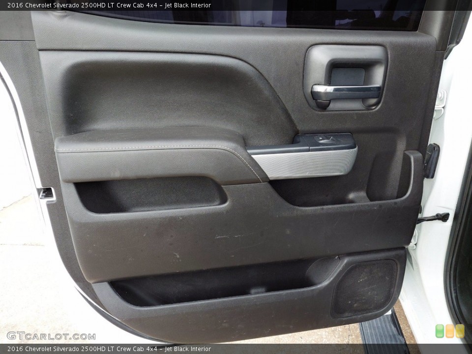 Jet Black Interior Door Panel for the 2016 Chevrolet Silverado 2500HD LT Crew Cab 4x4 #141943002