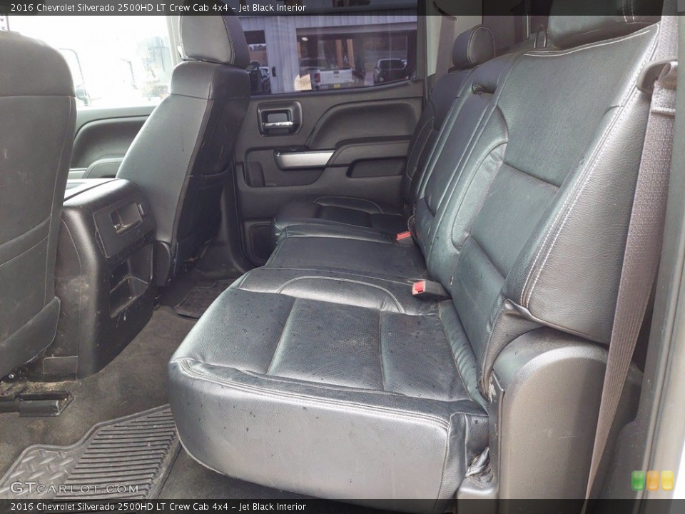 Jet Black Interior Rear Seat for the 2016 Chevrolet Silverado 2500HD LT Crew Cab 4x4 #141943014