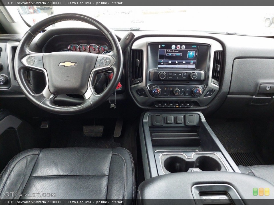 Jet Black Interior Dashboard for the 2016 Chevrolet Silverado 2500HD LT Crew Cab 4x4 #141943026