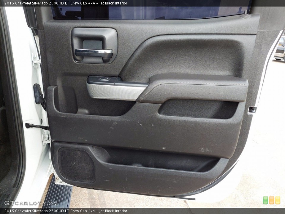 Jet Black Interior Door Panel for the 2016 Chevrolet Silverado 2500HD LT Crew Cab 4x4 #141943050