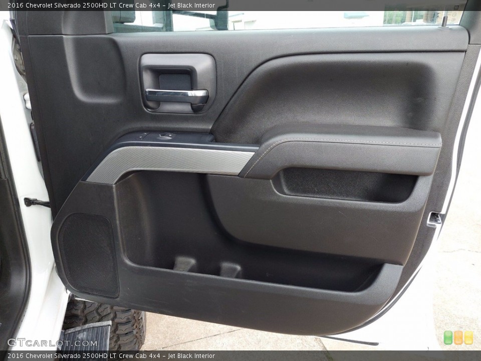 Jet Black Interior Door Panel for the 2016 Chevrolet Silverado 2500HD LT Crew Cab 4x4 #141943074