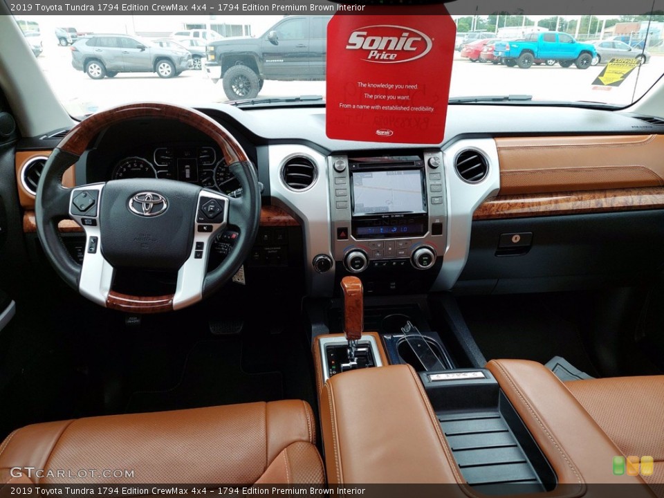 1794 Edition Premium Brown Interior Dashboard for the 2019 Toyota Tundra 1794 Edition CrewMax 4x4 #141949977
