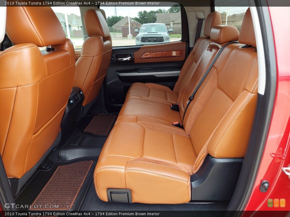 1794 Edition Premium Brown Interior Rear Seat for the 2019 Toyota Tundra 1794 Edition CrewMax 4x4 #141949980
