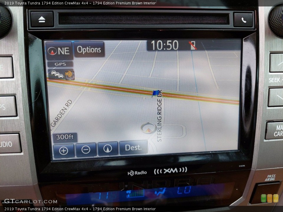 1794 Edition Premium Brown Interior Navigation for the 2019 Toyota Tundra 1794 Edition CrewMax 4x4 #141950025