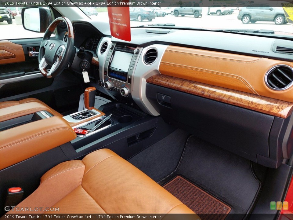 1794 Edition Premium Brown Interior Dashboard for the 2019 Toyota Tundra 1794 Edition CrewMax 4x4 #141950049