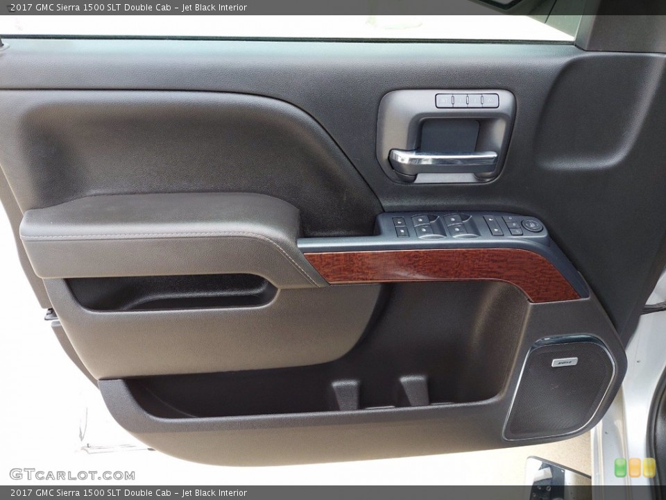 Jet Black Interior Door Panel for the 2017 GMC Sierra 1500 SLT Double Cab #141950355