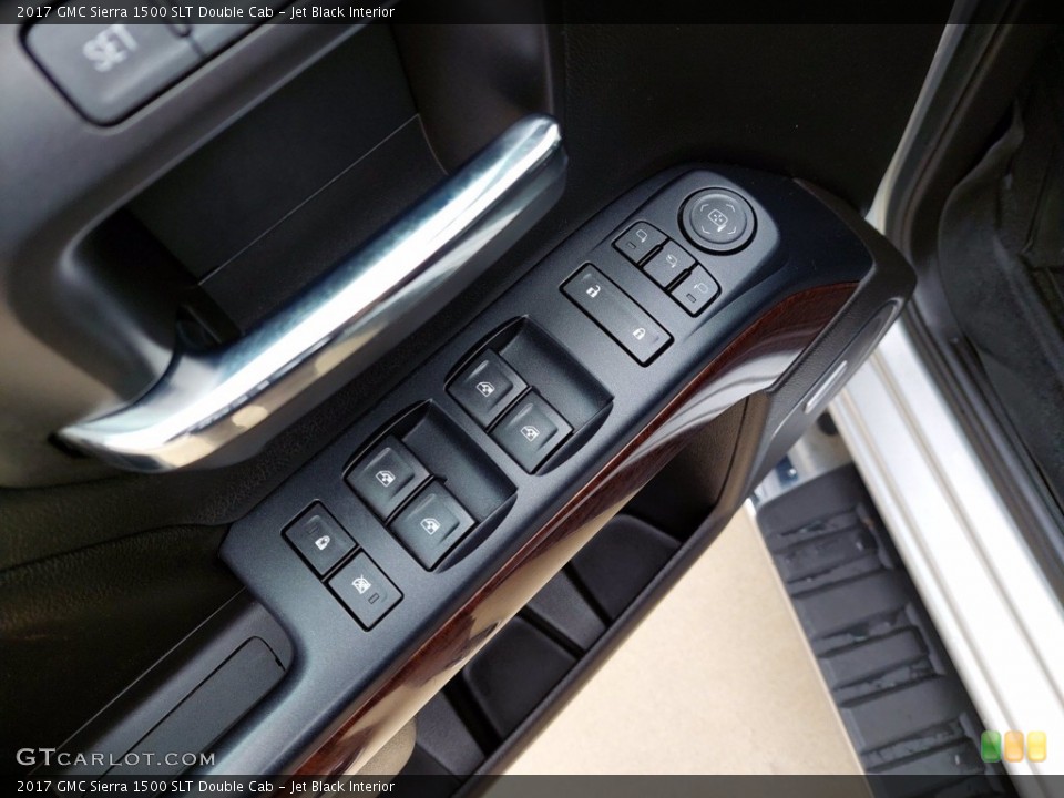 Jet Black Interior Door Panel for the 2017 GMC Sierra 1500 SLT Double Cab #141950358