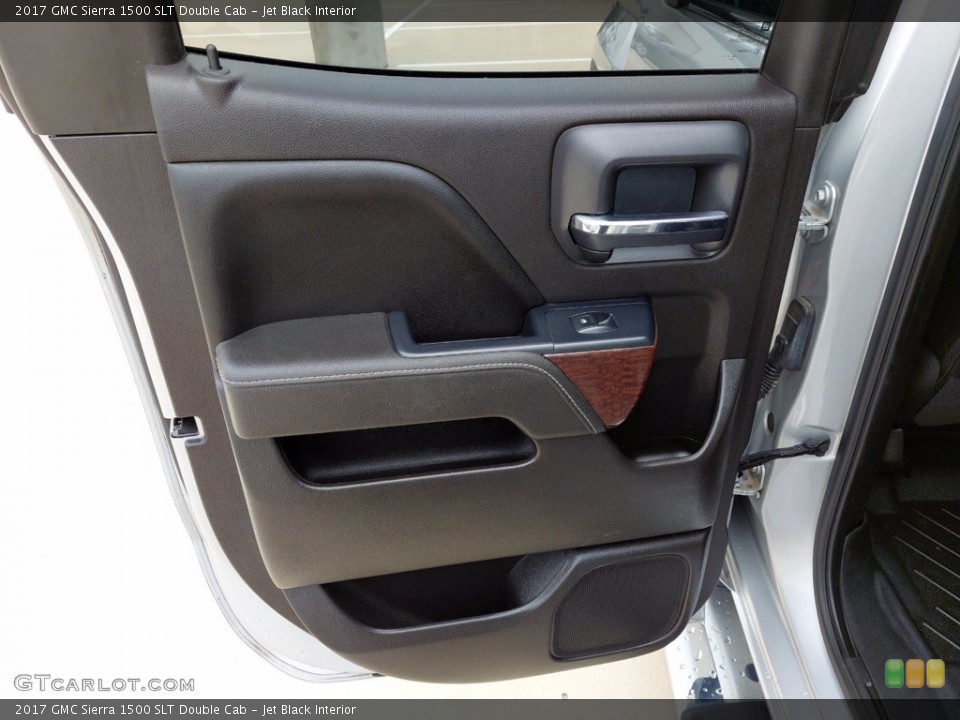Jet Black Interior Door Panel for the 2017 GMC Sierra 1500 SLT Double Cab #141950391