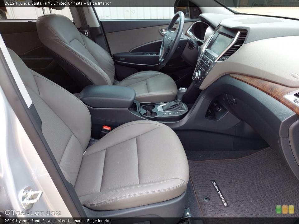 Beige 2019 Hyundai Santa Fe XL Interiors