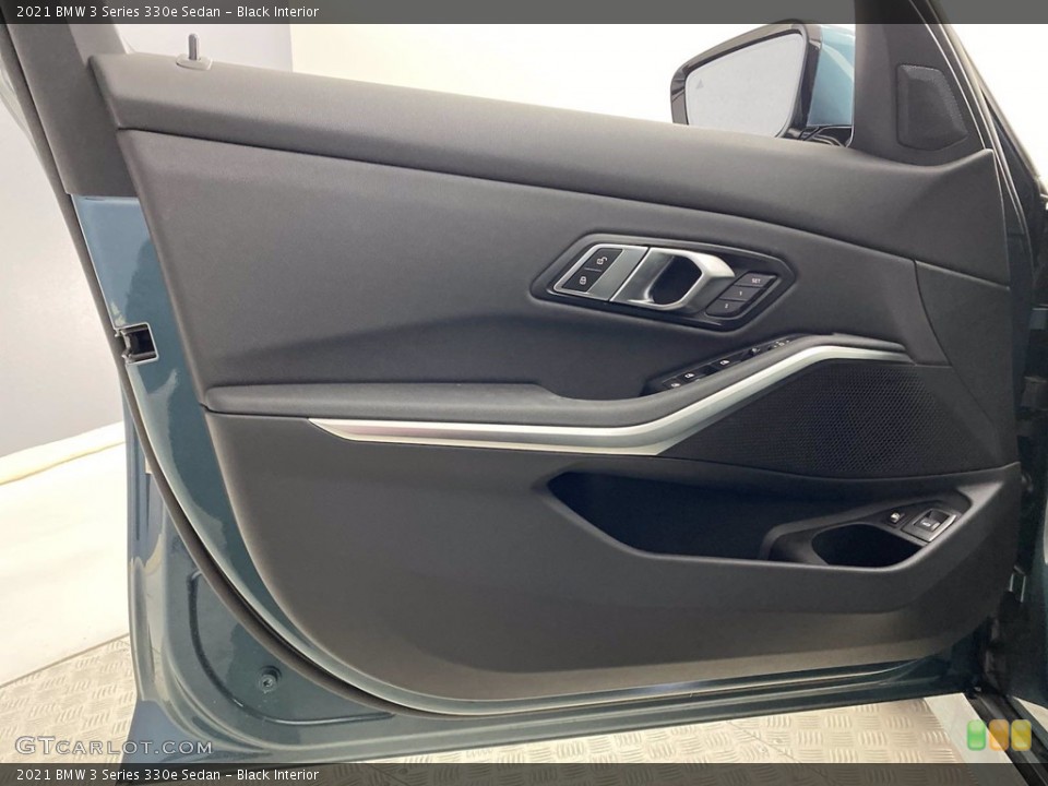 Black Interior Door Panel for the 2021 BMW 3 Series 330e Sedan #141950715