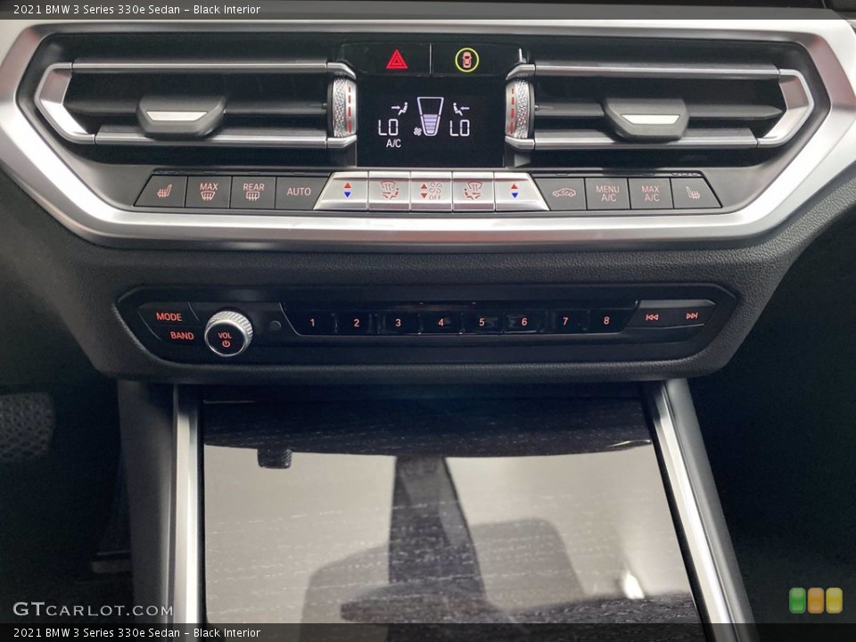 Black Interior Controls for the 2021 BMW 3 Series 330e Sedan #141950748