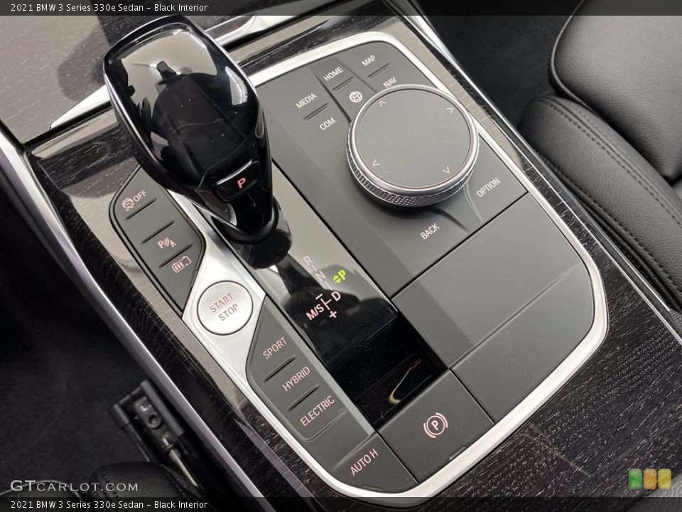 Black Interior Transmission for the 2021 BMW 3 Series 330e Sedan #141950751