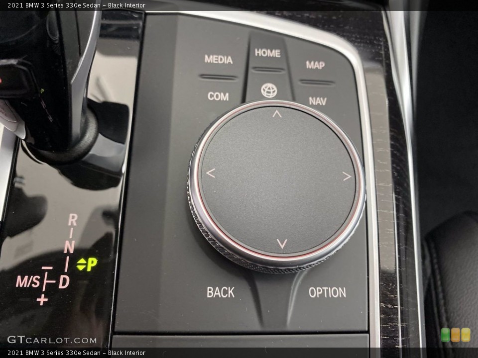 Black Interior Controls for the 2021 BMW 3 Series 330e Sedan #141950757