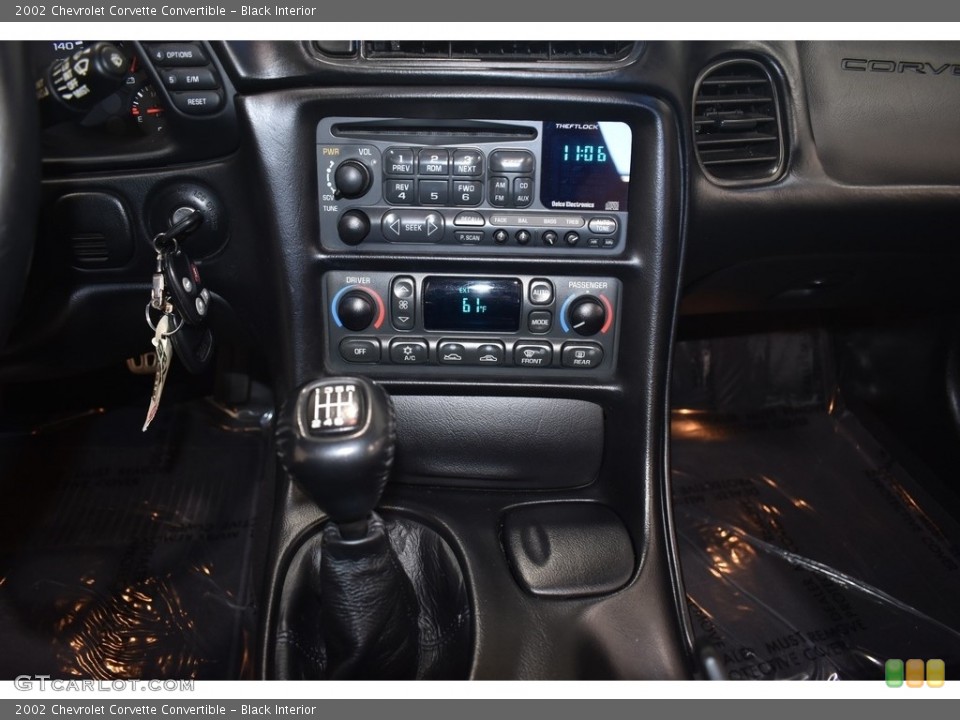 Black Interior Transmission for the 2002 Chevrolet Corvette Convertible #141951810