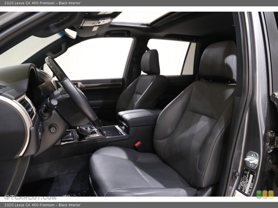 Black Interior Front Seat for the 2020 Lexus GX 460 Premium #141953421