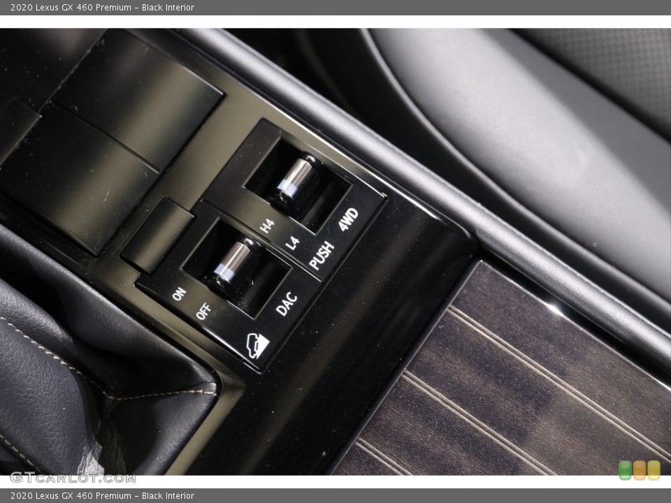 Black Interior Controls for the 2020 Lexus GX 460 Premium #141953451