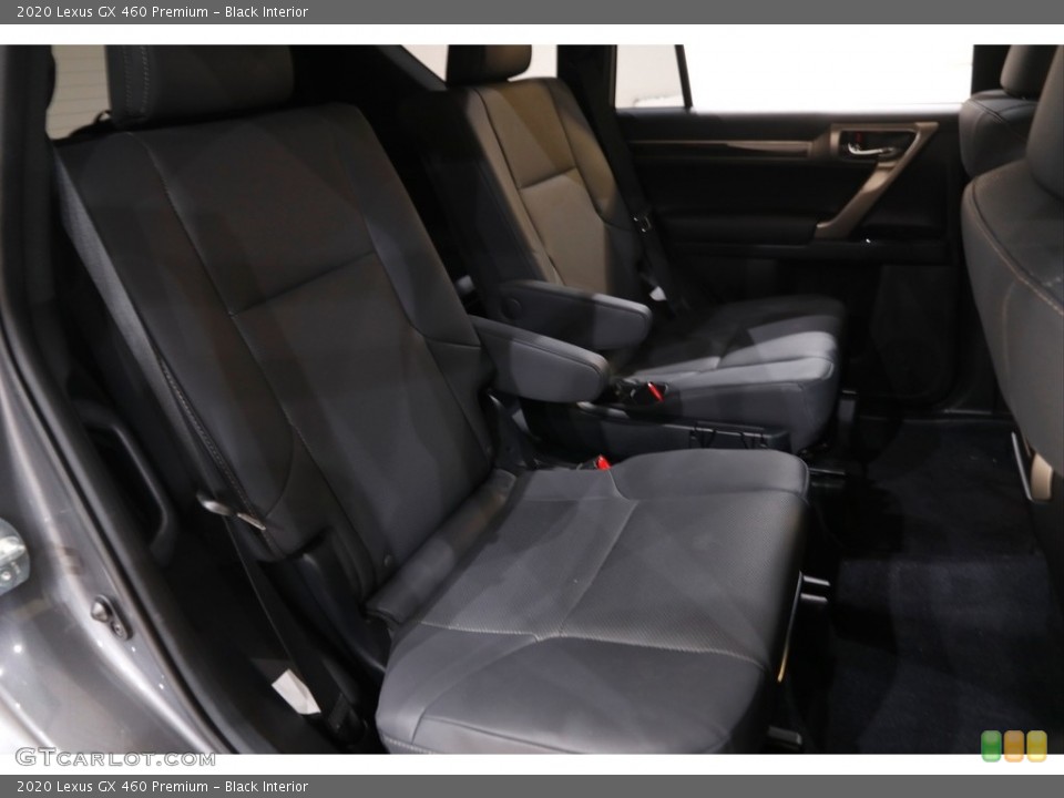 Black Interior Rear Seat for the 2020 Lexus GX 460 Premium #141953460