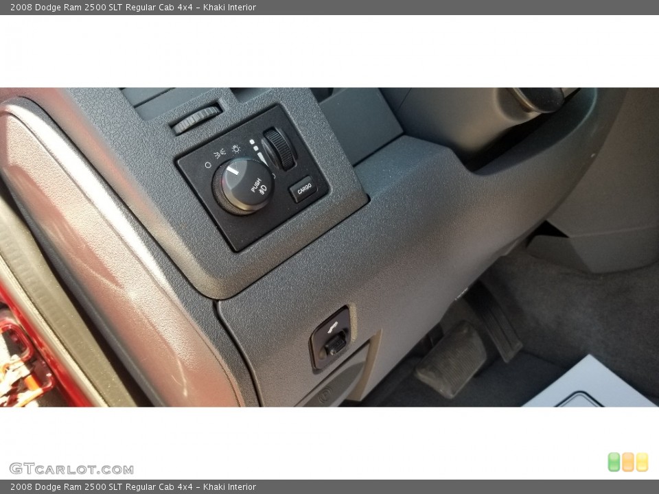 Khaki Interior Controls for the 2008 Dodge Ram 2500 SLT Regular Cab 4x4 #141954990