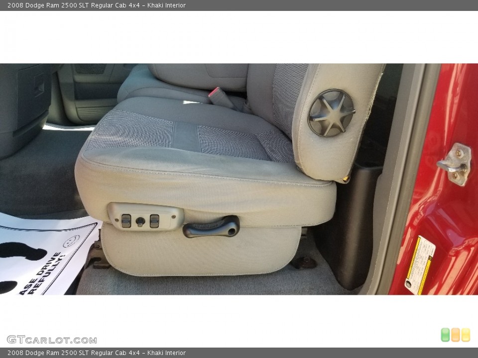 Khaki Interior Front Seat for the 2008 Dodge Ram 2500 SLT Regular Cab 4x4 #141954999