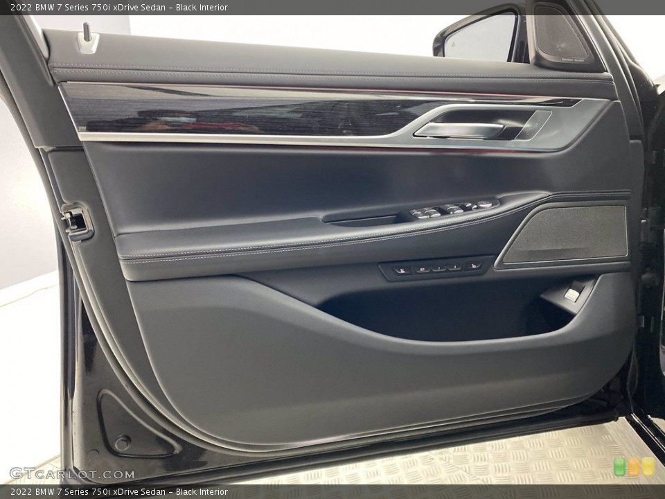 Black Interior Door Panel for the 2022 BMW 7 Series 750i xDrive Sedan #141955784