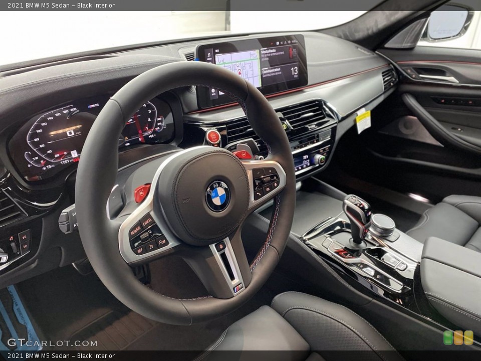Black Interior Dashboard for the 2021 BMW M5 Sedan #141956594