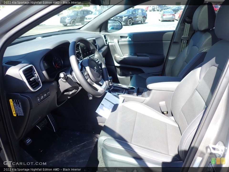 Black Interior Front Seat for the 2022 Kia Sportage Nightfall Edition AWD #141957003