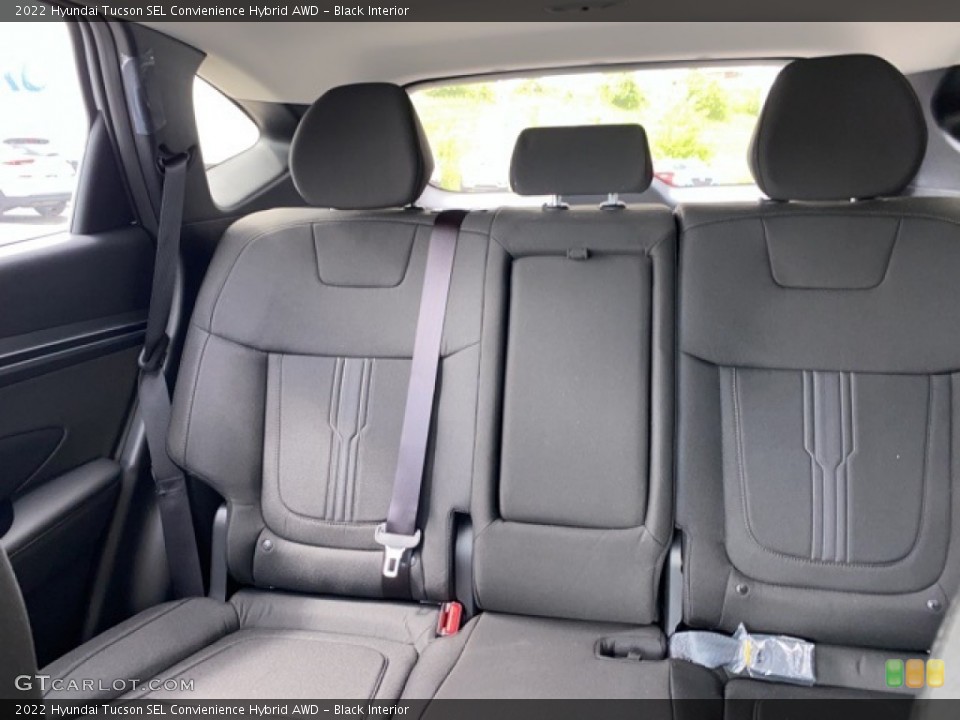 Black Interior Rear Seat for the 2022 Hyundai Tucson SEL Convienience Hybrid AWD #141958124