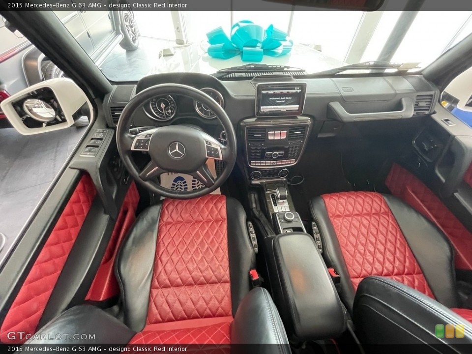designo Classic Red Interior Photo for the 2015 Mercedes-Benz G 63 AMG #141962225