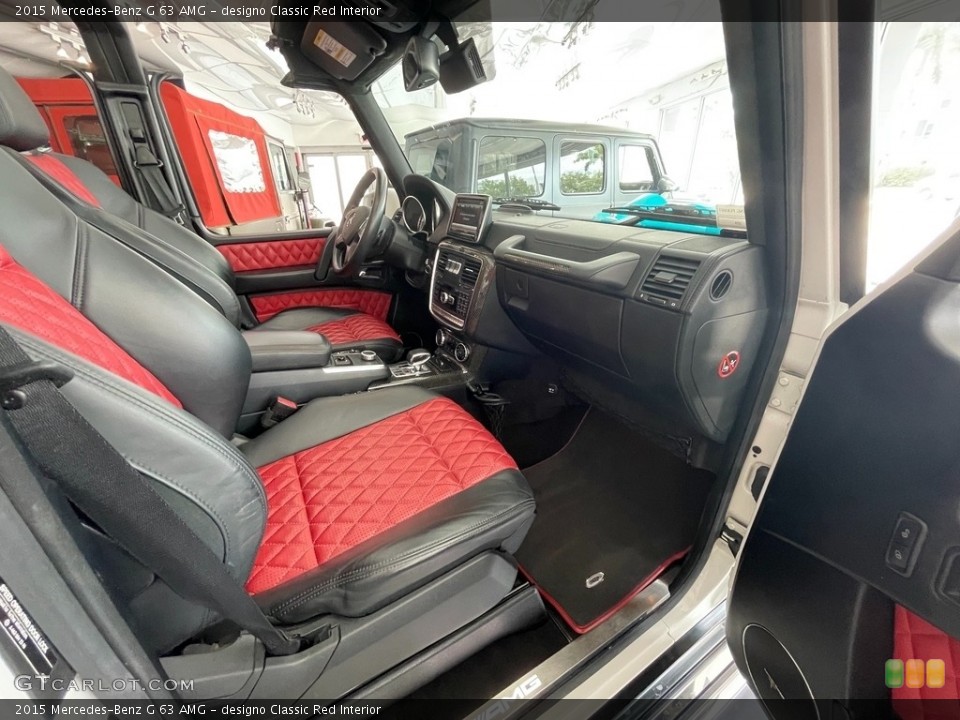 designo Classic Red Interior Front Seat for the 2015 Mercedes-Benz G 63 AMG #141962294