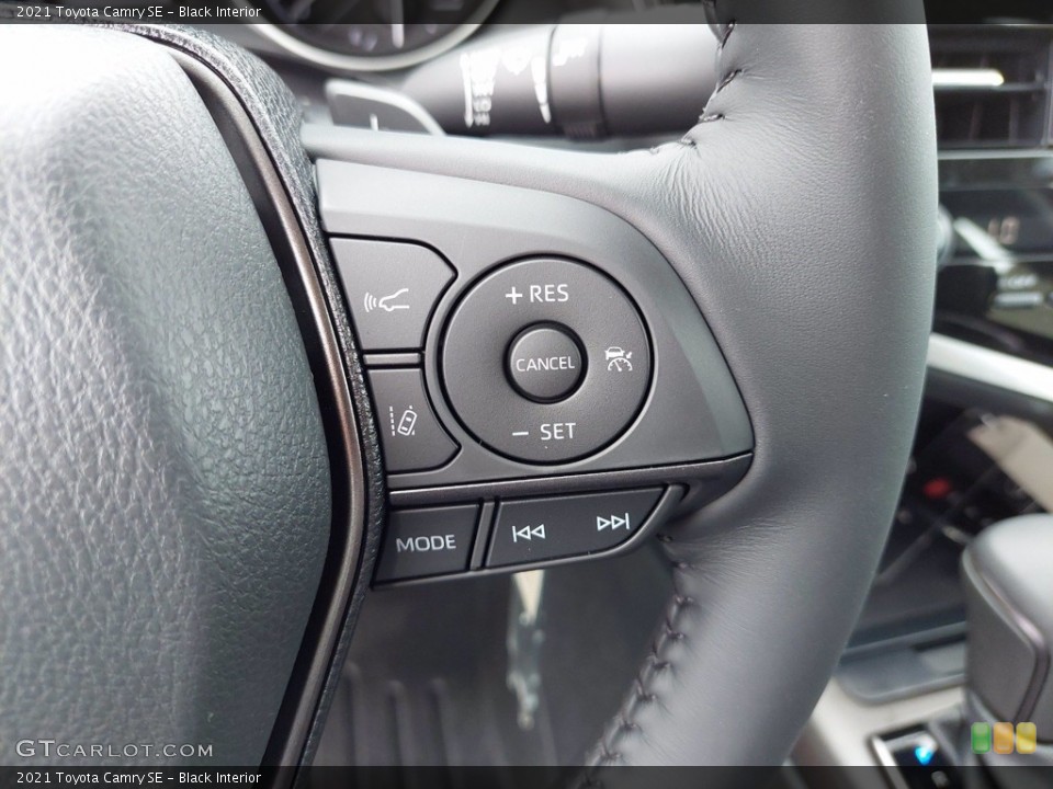Black Interior Steering Wheel for the 2021 Toyota Camry SE #141962417