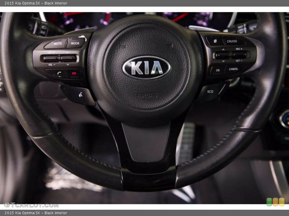 Black Interior Steering Wheel for the 2015 Kia Optima SX #141963827