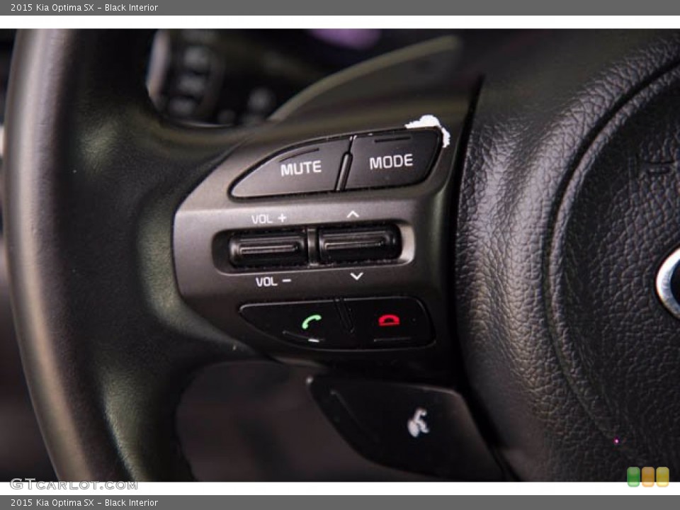 Black Interior Steering Wheel for the 2015 Kia Optima SX #141963845