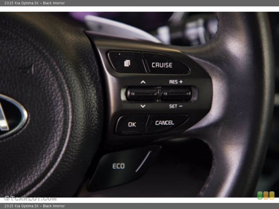 Black Interior Steering Wheel for the 2015 Kia Optima SX #141963857