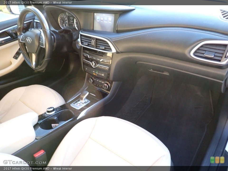 Wheat Interior Dashboard for the 2017 Infiniti QX30 Premium AWD #141965526