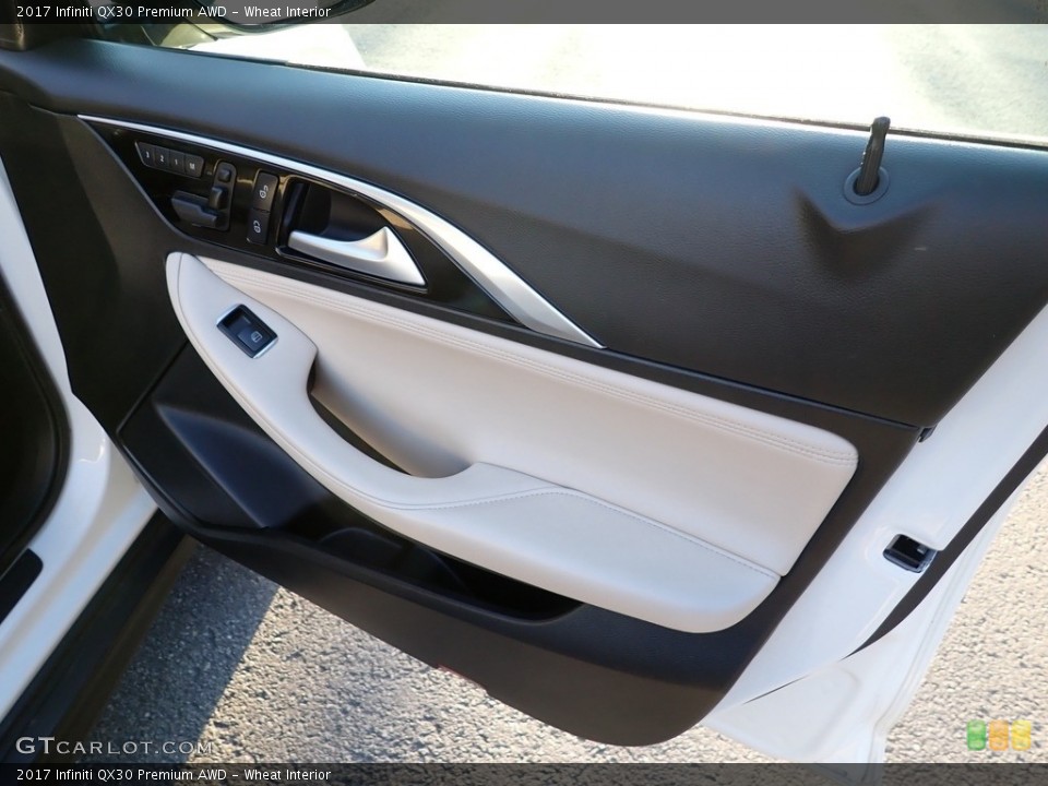 Wheat Interior Door Panel for the 2017 Infiniti QX30 Premium AWD #141965552