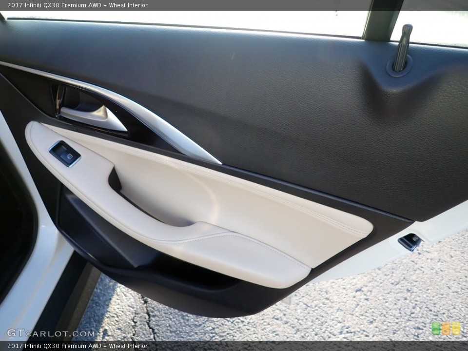 Wheat Interior Door Panel for the 2017 Infiniti QX30 Premium AWD #141965570