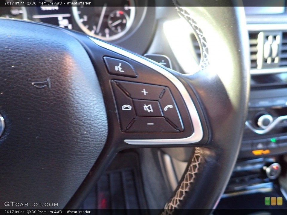 Wheat Interior Steering Wheel for the 2017 Infiniti QX30 Premium AWD #141965654