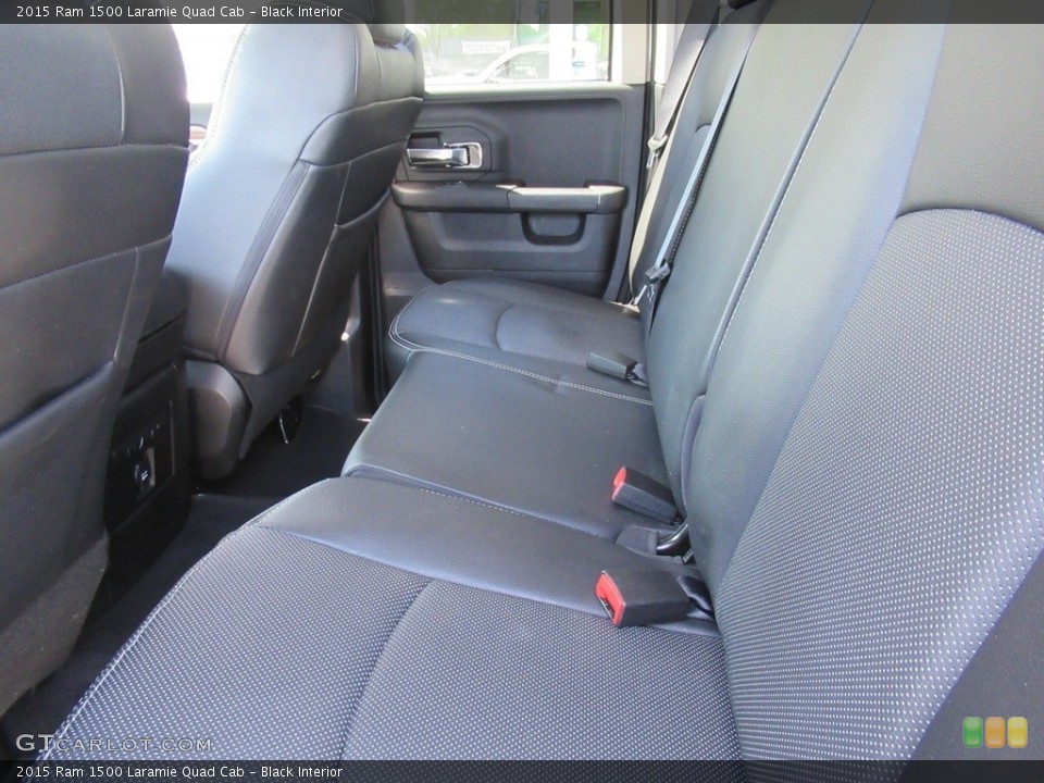 Black Interior Rear Seat for the 2015 Ram 1500 Laramie Quad Cab #141965942