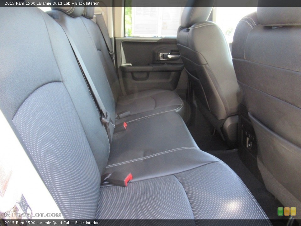 Black Interior Rear Seat for the 2015 Ram 1500 Laramie Quad Cab #141965957