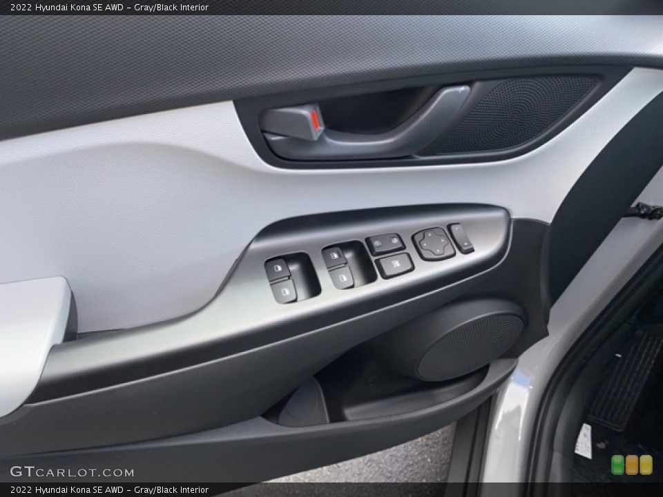 Gray/Black Interior Door Panel for the 2022 Hyundai Kona SE AWD #141966269
