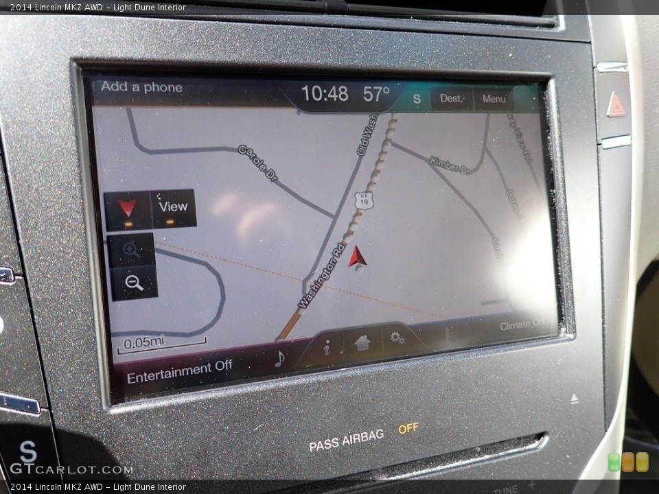 Light Dune Interior Navigation for the 2014 Lincoln MKZ AWD #141967780
