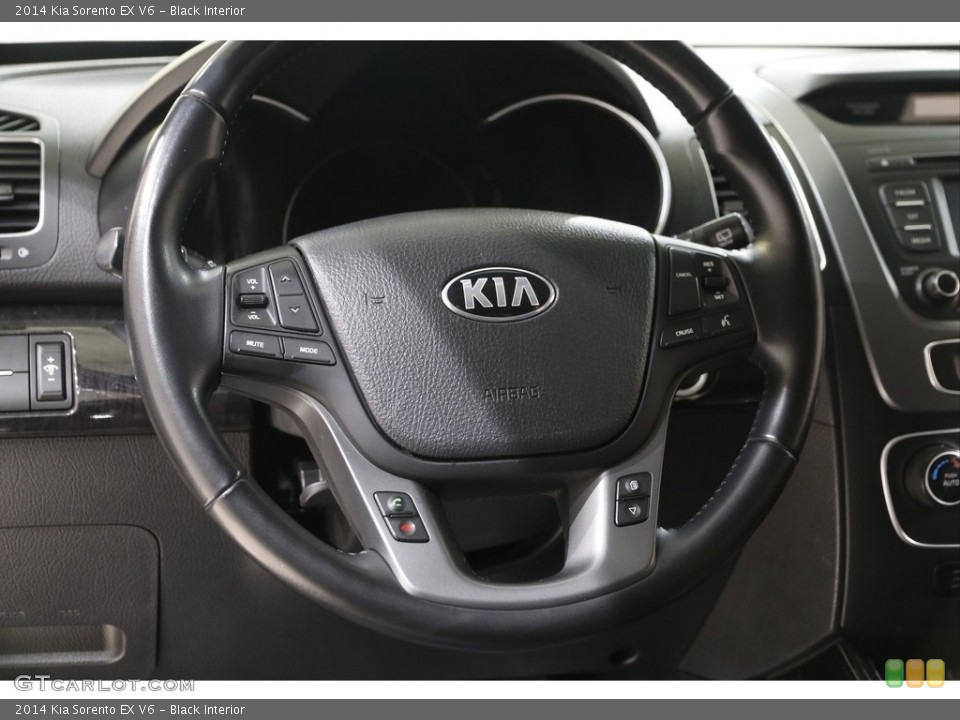 Black Interior Steering Wheel for the 2014 Kia Sorento EX V6 #141967851