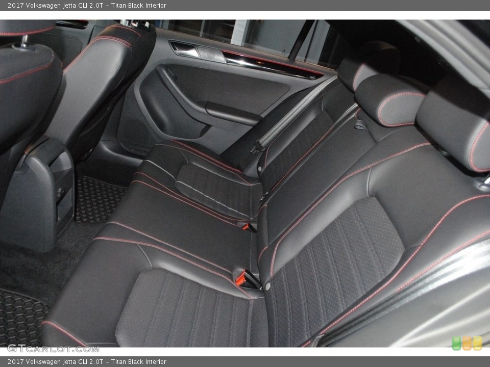 Titan Black Interior Rear Seat for the 2017 Volkswagen Jetta GLI 2.0T #141967974