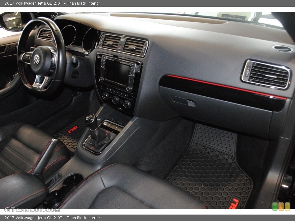 Titan Black Interior Dashboard for the 2017 Volkswagen Jetta GLI 2.0T #141968118