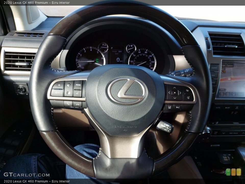 Ecru Interior Steering Wheel for the 2020 Lexus GX 460 Premium #141968521