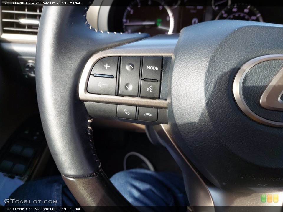 Ecru Interior Steering Wheel for the 2020 Lexus GX 460 Premium #141968559