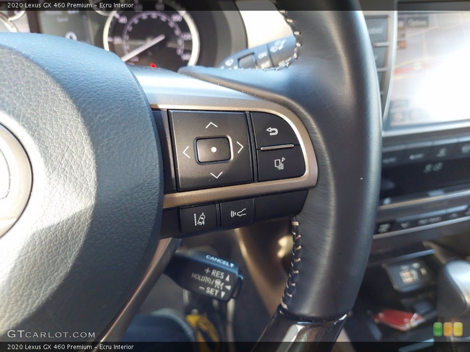 Ecru Interior Steering Wheel for the 2020 Lexus GX 460 Premium #141968586
