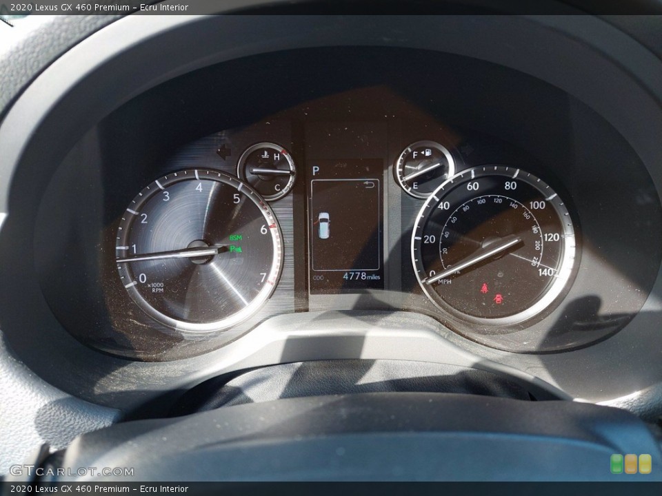 Ecru Interior Gauges for the 2020 Lexus GX 460 Premium #141968946
