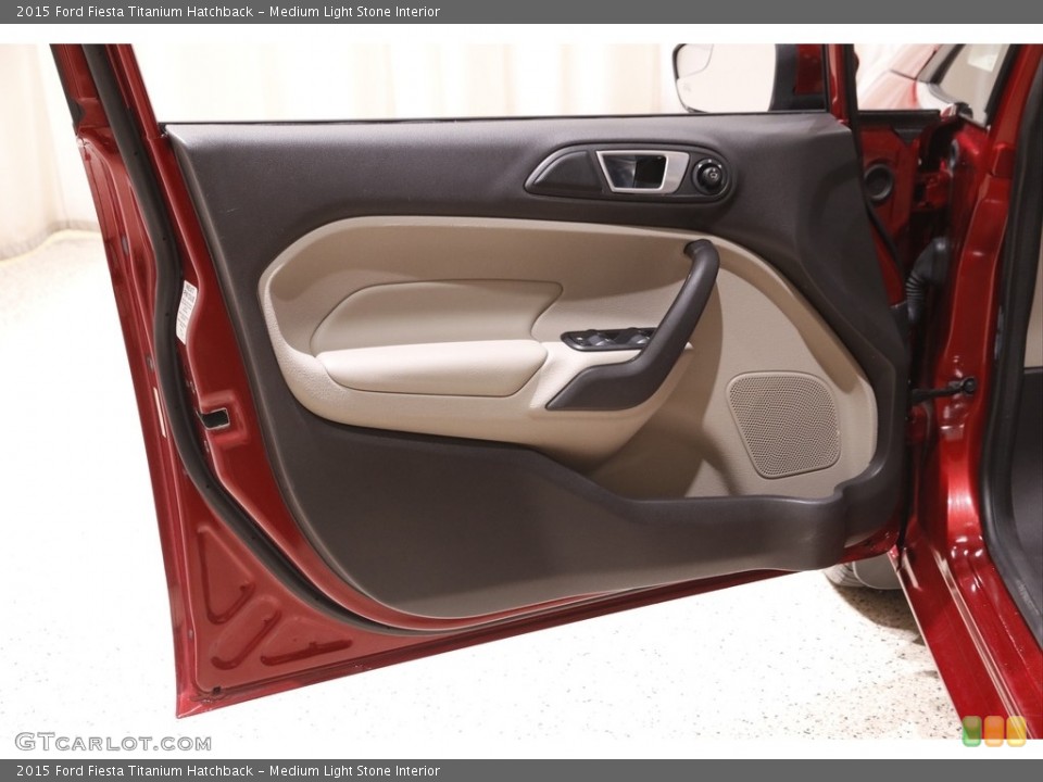 Medium Light Stone Interior Door Panel for the 2015 Ford Fiesta Titanium Hatchback #141970977